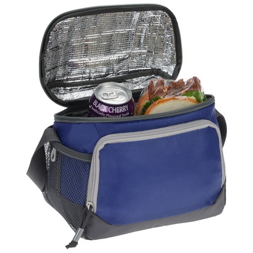 Additional Image 1 - a blue lunch bag with food inside