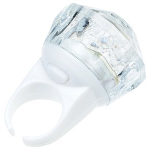 Additional Image 2 - a clear plastic ring with a ring on it