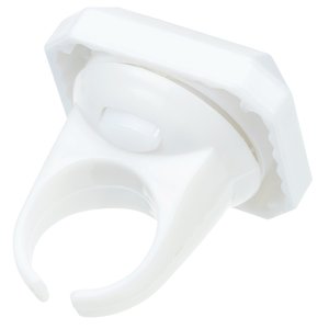 Additional Image 2 - a white plastic ring holder