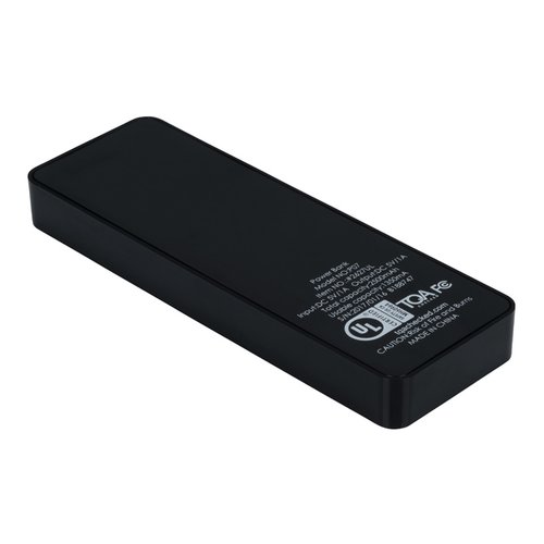 Additional Image 1 - a black rectangular object with a silver logo