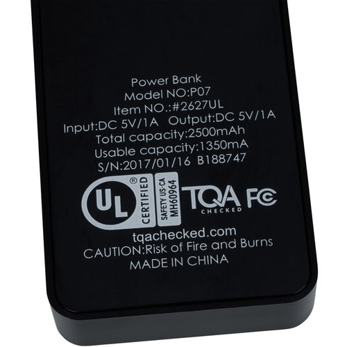 Additional Image 4 - a black rectangular object with white text