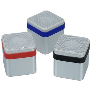 Additional Image 3 - a group of white cubes with blue and red bands