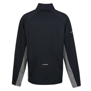Additional Image 1 - a black jacket with grey stripes