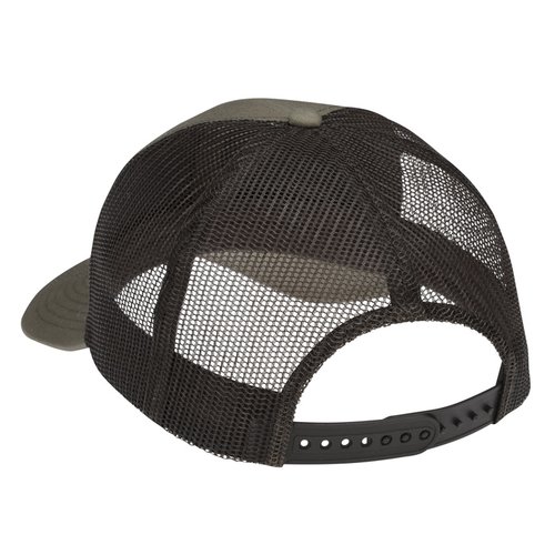 Additional Image 1 - a black hat with mesh on it