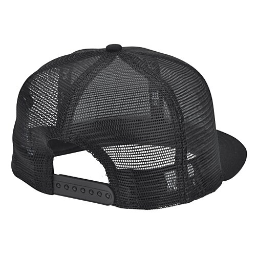Additional Image 2 - a black hat with a white background