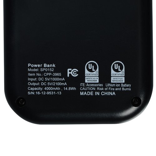 Additional Image 6 - a black rectangular object with white text