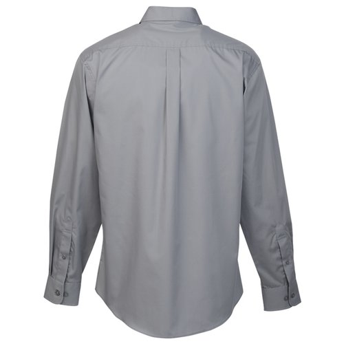 Additional Image 1 - a back view of a grey shirt
