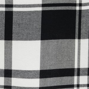 Additional Image 1 - a black and white plaid