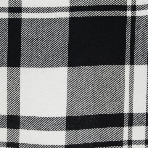 Additional Image 1 - a black and white plaid