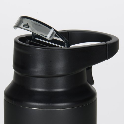 Additional Image 2 - a black water bottle with a handle