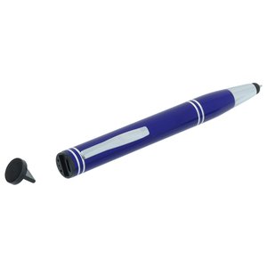 Additional Image 3 - a blue pen with a white cap