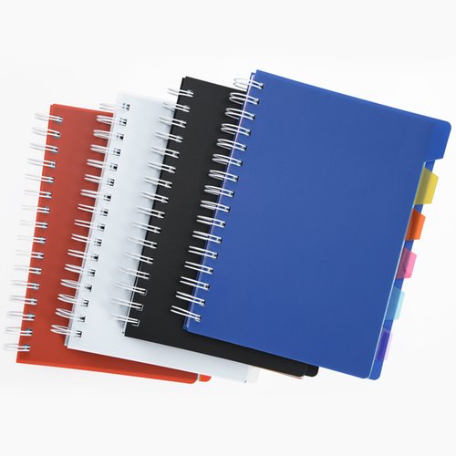 Additional Image 2 - a group of notebooks with spiral bound