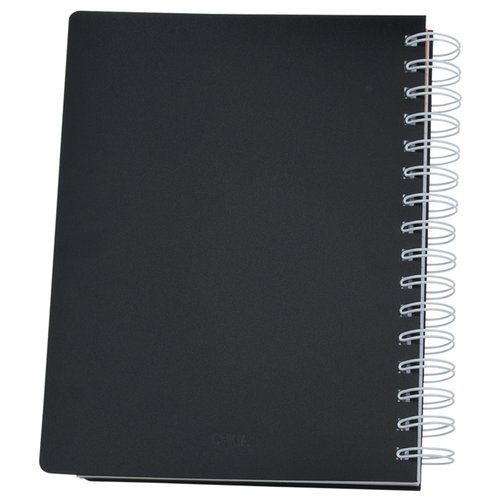 Additional Image 3 - a black notebook with spiral bound