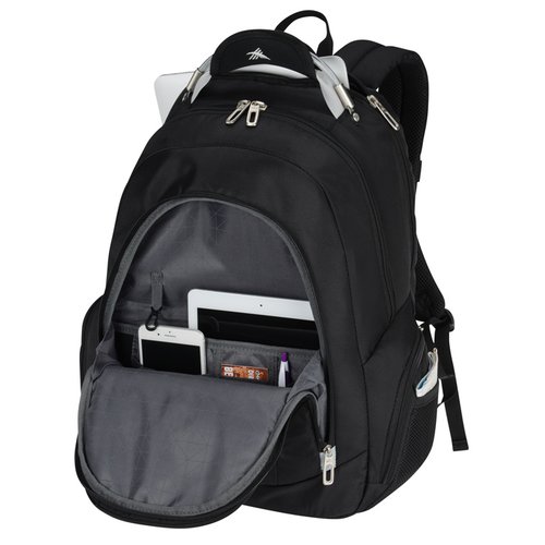 Additional Image 1 - a black backpack with a pocket