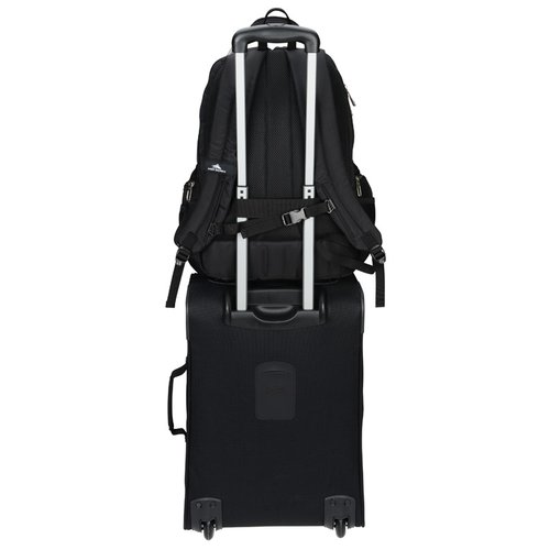 Additional Image 3 - a black suitcase with wheels