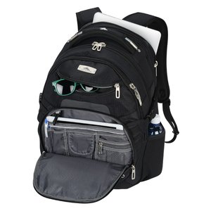 Additional Image 2 - a black backpack with a cap