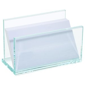 Additional Image 2 - a clear plastic holder with white paper