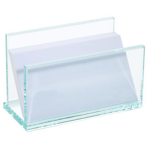 Additional Image 2 - a clear plastic holder with white paper