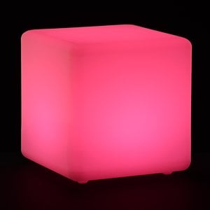 Additional Image 5 - a pink cube with a black background