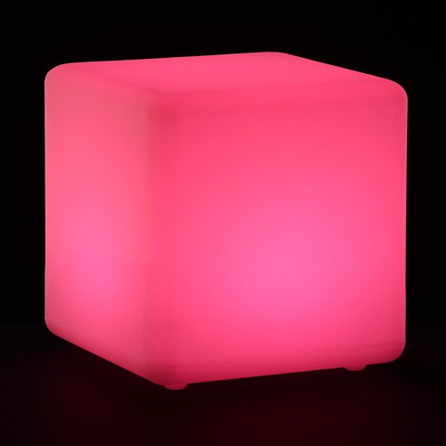 Additional Image 5 - a pink cube with a black background