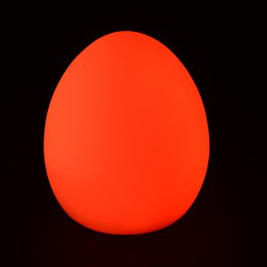 Additional Image 1 - a red egg on a black background