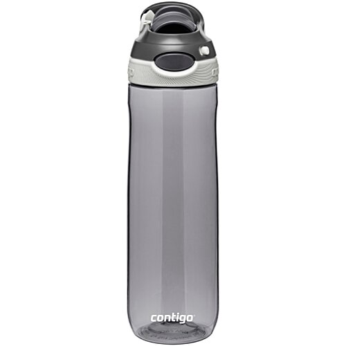 Additional Image 2 - a grey water bottle with a black cap