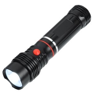 Additional Image 3 - a black flashlight with red buttons