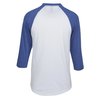View Image 3 of 3 of Ultimate Raglan 3/4 Sleeve Tee - Men's - Embroidered