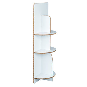 Additional Image 1 - a white shelf with shelves