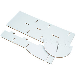 Additional Image 3 - a white plastic pieces of a puzzle