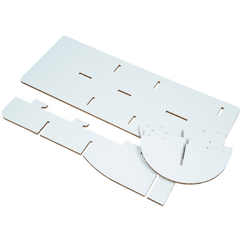 Additional Image 3 - a white plastic pieces of a puzzle