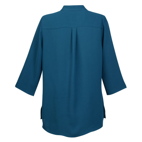 Additional Image 2 - a blue shirt with a white background