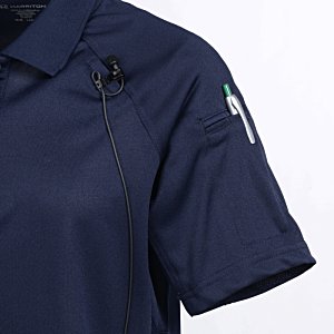 Additional Image 2 - a close up of a blue shirt