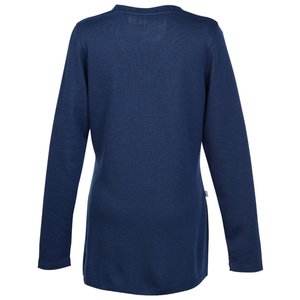 Additional Image 2 - a blue long sleeved shirt
