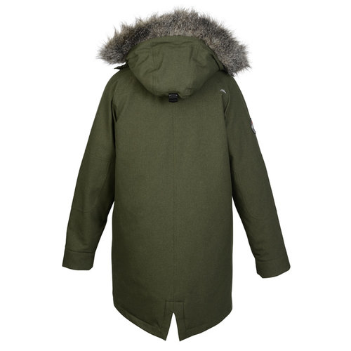 Additional Image 1 - a green coat with a hood