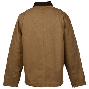 Additional Image 1 - a brown jacket with black trim