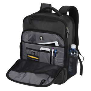 Additional Image 3 - a black backpack with a pocket