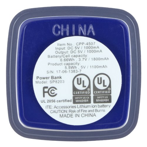 Additional Image 1 - a blue and white square with a white circle on it