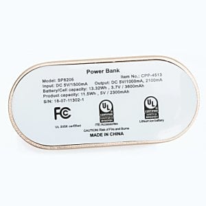 Additional Image 1 - a white oval object with black text