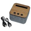 View Image 4 of 6 of Shae Fabric and Wood Bluetooth Speaker