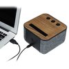 View Image 6 of 6 of Shae Fabric and Wood Bluetooth Speaker