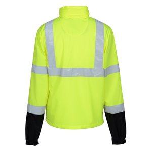 Additional Image 1 - a yellow jacket with grey stripes