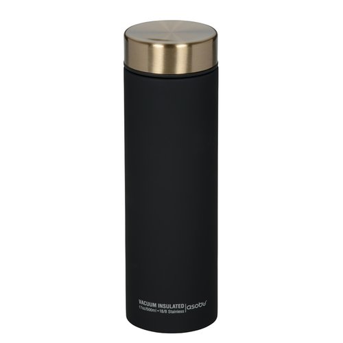 Additional Image 2 - a black and gold cylindrical container