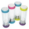 View Image 3 of 3 of Twin Lid Double Wall Glass Bottle - 12 oz.