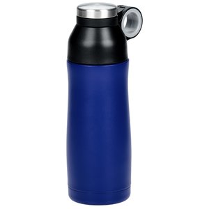 Additional Image 1 - a blue and black metal bottle