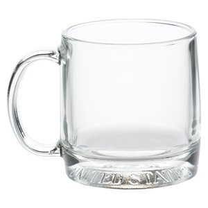 Additional Image 1 - a clear glass mug with a handle