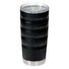 Additional Image 1 - a black glass with a clear lid