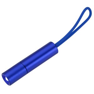 Additional Image 1 - a blue flashlight with a strap
