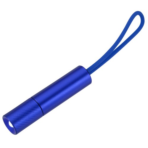 Additional Image 1 - a blue flashlight with a strap