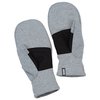 Additional Image 1 - a pair of grey mittens